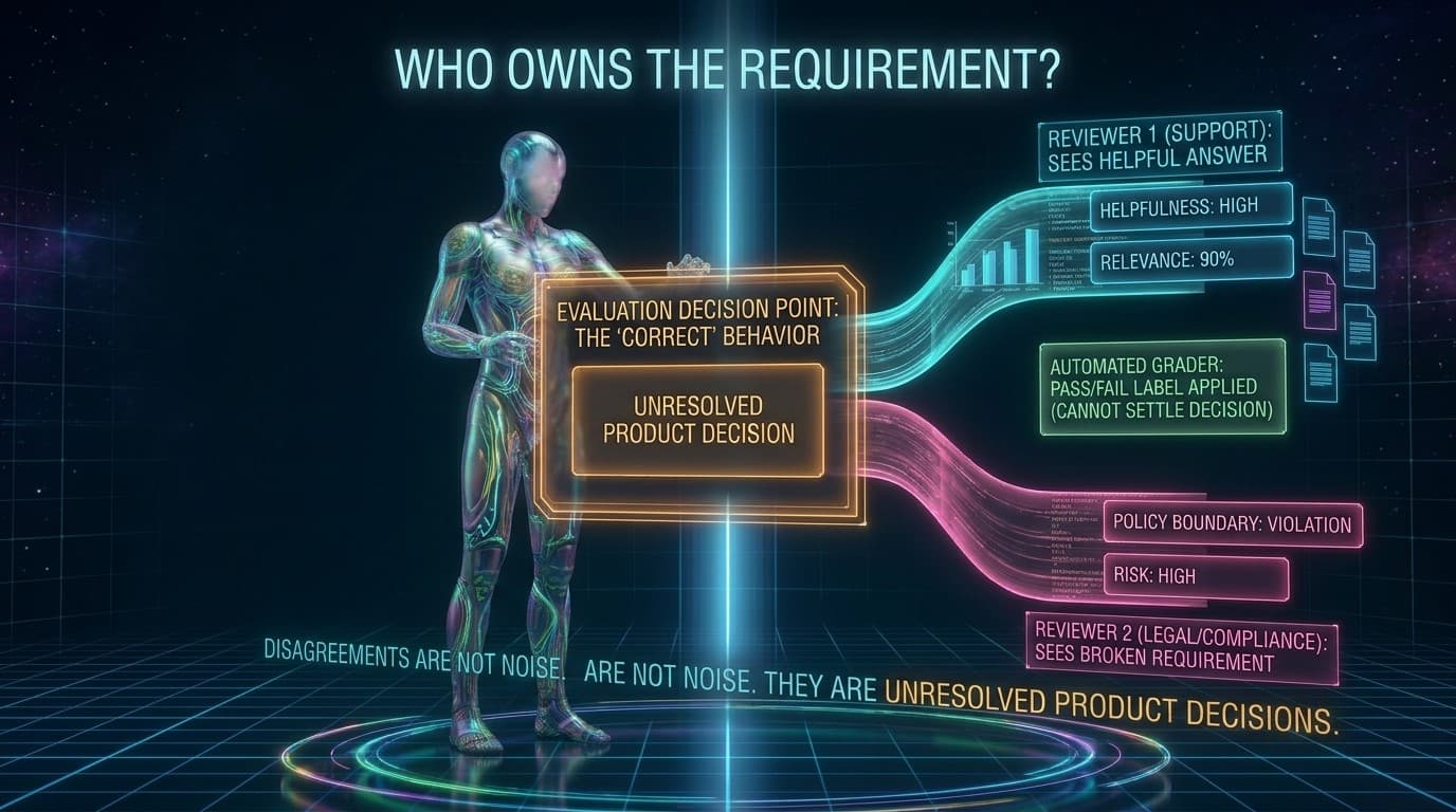 Who gets to define correct behavior for an AI agent?